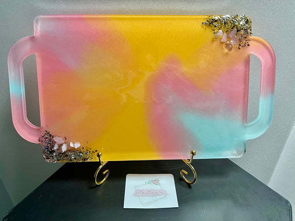 RESIN TRAY HOME DECO