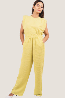 Gelbes Loungewear-Set