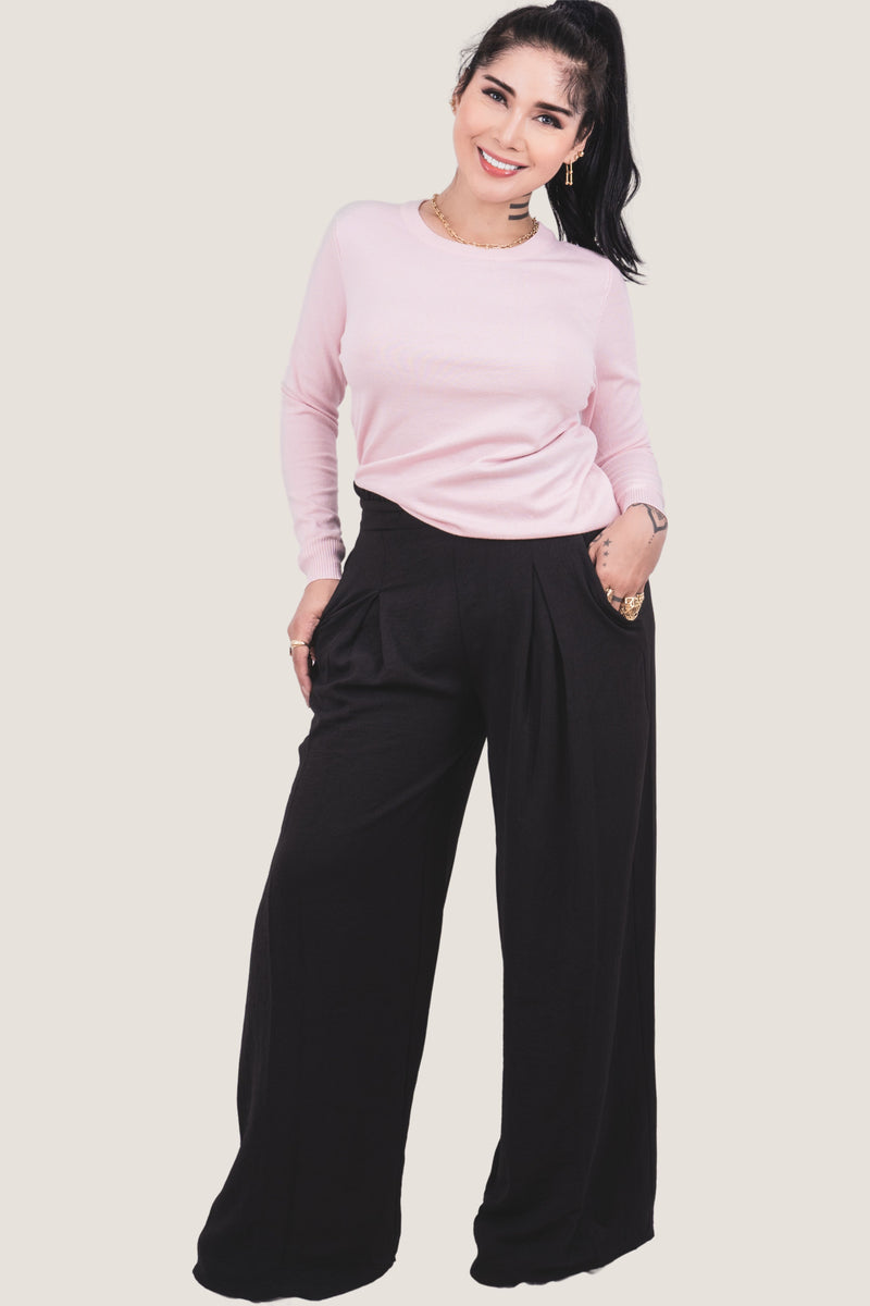 Martina hellrosa Top-Pullover