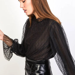 Blusa in pizzo