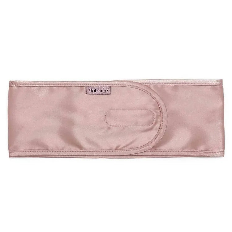 Satin-Schlaf-Stirnband – Blush